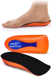Plantar Fasciitis Inoles Heel Cup[Poron -Made in USA] Women Men Heel Insoles for