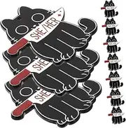[Tofficu] 10pcs Acrylic Cat Charm Pendants for Diy Jewelry Keychain Birthday for Family Friends