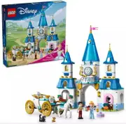 LEGO #43275 Disney Cinderella's Castle & Horse Carriage - Building Kit 596 pcs
