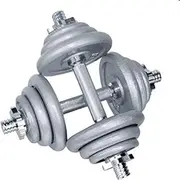 HCE Adjustable Dumbbells Set - 20kg - 70kg Standard Steel Bars Pair with Cast-Iron Hammertone Weight Plates Set - Home Gym Equipment for Body Building Workout WOD CrossFit MMA Fitness Weightlifting Sports Training