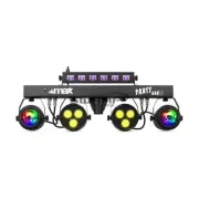 MAX PartyBar10 - 2x Jelly Moon 2x PAR and 1x UV/Strobe - Stage Lighting Package