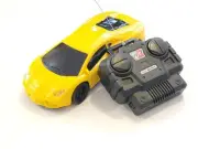 Remote Control Race Car Toy with1:20 scale with light and yellow color and 3+