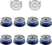 [tunghey] 10Pack AC14RL3A String Trimmer Replacement Spool Line with 522994001 Cap for One+ 24V, 18V, and 40V Cordless Trimmers, 0.065" Autofeed Replacement Spool