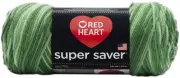 Red Heart Super Saver Yarn-Green Tones E300B-629