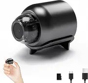 Florea Mini 5G Wireless WiFi Camera, Hidden Camera, Mini Security Camera, with Night Vision, with Mobile App, Real-Time View, Suitable for Home/Office/Indoor/Outdoor (1 Pack, 64G)