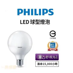 美燈惠~PHILIPS 飛利浦 LED 7W 燈泡 含稅 2700K/6500K 黃光/白光 E27 G95 球型