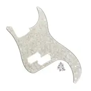 US FD 4-String PB Bass Pickguard fit P Aged Pearl Scratch Plate 13 Holes