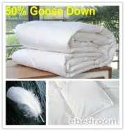 New Arrival King Size 50% Goose Down Quilt With Cotton Japara Cover