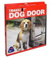 Transcat 4-way Locking Pet Door for Glass Fitting (Dog door)