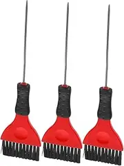 GANAZONO 3pcs Hair Coloring Brush Professional Hair Dye Brush with Pin Tail for Precise Application for Salon Home Use