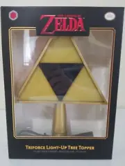 The Legend Of Zelda Triforce Plug In Light Up Christmas Tree Topper Mario Link