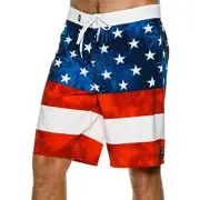 Vans Off The Wall Men's Era USA 20" Boardshorts - Stars and Stripes