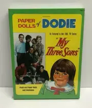 vintage 1971 PAPER DOLLS OF DODIE Saalfield MY THREE SONS Paper Dolls NOS (NEW)
