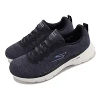 在飛比找ETMall東森購物網優惠-Skechers 慢跑鞋 Go Walk 6 男鞋 黑 藍 
