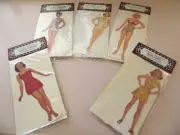 Group Lot 1990s Shackman Celebrity Collectible Paper Dolls-5 Unopened Packages