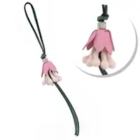 在飛比找ETMall東森購物網優惠-LOEWE 立體花朵造型毛氈牛皮鑰匙圈吊飾