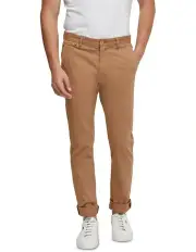 [Oxford] Danny Casual Organic Cotton Chino in Caramel