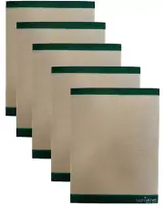 5 Silicone Non Stick Sheets fits Sedona Express Dehydrator Mat SDE-S6780-B &