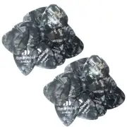Dunlop Guitar Picks 24 Pack Celluloid Black Pearl Extra Heavy