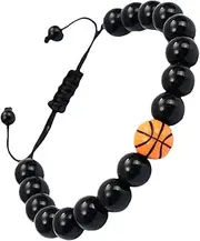 Basketball Bracelet Men's Bracelet Jewelry Decorative Sports Bracelet Wrist Straps Basketball Bracelets Chic Sports Bracelet Thumb Portable Wrist Bracelet Hand Wrist Wraps Nylon