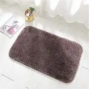 Non Slip Bath Mat Super Thick Fluff Fiber Rug Bath Mats Comfortable and Soft Bathroom Carpet Non-Slip Absorbent Rug Foot Mat Shower Room Doormat Non Slip Mat (Color : PD-A001, Size : 60x110cm)