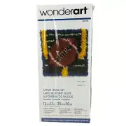 Wonderart Latch Hook Kit 426188 Touchdown 12" x 12"