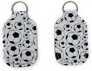 Hand Sanitizer Holder for Backpack Kids Travel Size Baseball Softball Keychain