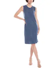 Akris Wool & Silk-Blend Sweaterdress 6 Blue