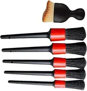 Detailing Brush Set | Car Detailing Brushes For Vehicles Kitchen Sink Cleaning | Heavy-Duty Long-Reach Scrub Accessories For Wheel Rim Bathroom Tile Kitchen Sink
