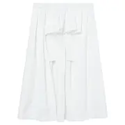 [COMME des GARCONS BLACK] Front Pleated Skirt