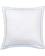 Mlange Home 600 Thread Count Framed Embroidery Sateen Euro Sham Set