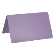 Blank Greeting Cards,50Pcs Favor Decor Foldable Card ,Purple Pearlescent Paper