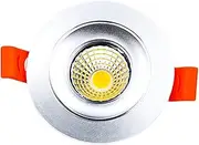 2 Packs Mini Fashion Recessed Ceiling Downlight Anti Glare Indoor Illumination Spotlight Cut Out 45mm LED Downlight LED Recessed Ceiling Light [Energy Class A++]