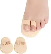 1 Pair Toe Straightener Hammer Toes Corrector with 2 Holes for Claw Toe Mallet Toe Contracted Toe and Cured Toe Hammer Toe Splint