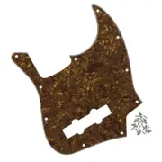 US FD JB 4-String JB Bass Pickguard 10 Holes Gold Brown Pearl with Screws