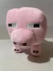 Mine craft Pink Baby Pig 8” Plush BRAND NEW - BNWOT