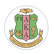 1- AKA sorority edible wafer paper round cake topper, Choose size