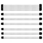Cooler Master Sleeved Colored Extension Cable Kit White