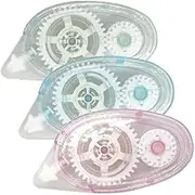 Glue Tape Roller - Permanent Double Sided Adhesive for Crafts and Scrapbooking - 3 Pack Adhesive Runner