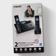 Vtech 2-Line 2 Handset Cordless Phone w/ Answering System & Smart Call Blocker (