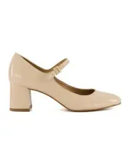 [Dune London] Alenna T-Bar Pump in Nude
