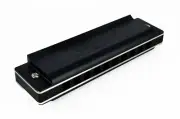 Custom Harmonica Black Aluminum - Key of C, Harmonica in all keys, box included,