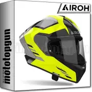AIROH HELMET FULL-FACE MOTORBIKE MXT31 MATRYX THRON YELLOW GLOSS SZ. XXL