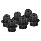 10Pcs E26/E27 Bulb Socket 58x39mm Screw Thread 24mm LED Lamp Holder Black