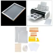 27pcs Screen Printing Machine Starter Kit Tool for DIY T-Shirts Clothes