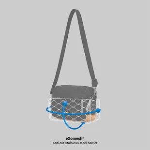 【Pacsafe】GO anti-theft crossbody bag 2.5L 防盜側背包-黑 35105130