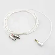 Pure Silver Earphone Cable 4.4mm Plug for Audeze LCD-2 LCD-3 LCD-4 LCD-X LCD-XC