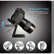 Z Flex Tilt Tripod Head Aluminum Alloy Folding Z Tilt Head Quick Release Plate