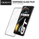 美特柏 OPPO Realme GT (5G) 彩色滿版全屏鋼化玻璃膜 全覆蓋鋼化膜 螢幕保護貼 防刮防爆