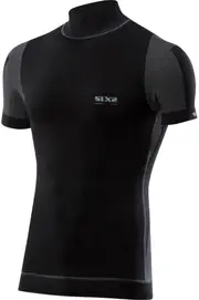 Sixs TS5, functional shirt shortsleeve unisex , color: Black/Dark Grey , size: M/L